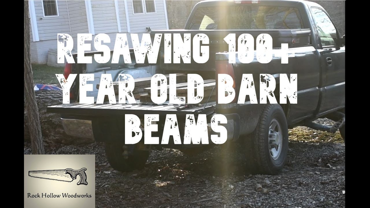 Resawing 100+ Year Old Chestnut and Mystery Barn Beams
