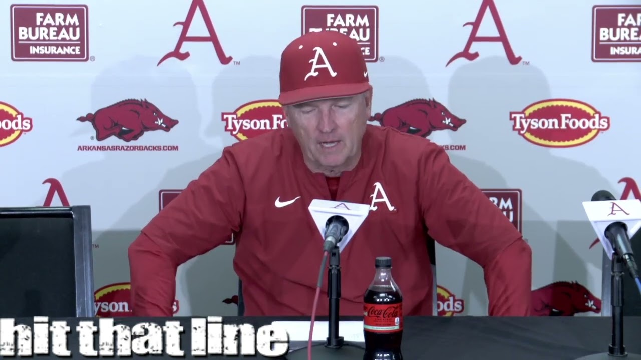 Razorbacks' coach Dave Van Horn on strong pitching in 1-0 win over Red Wolves