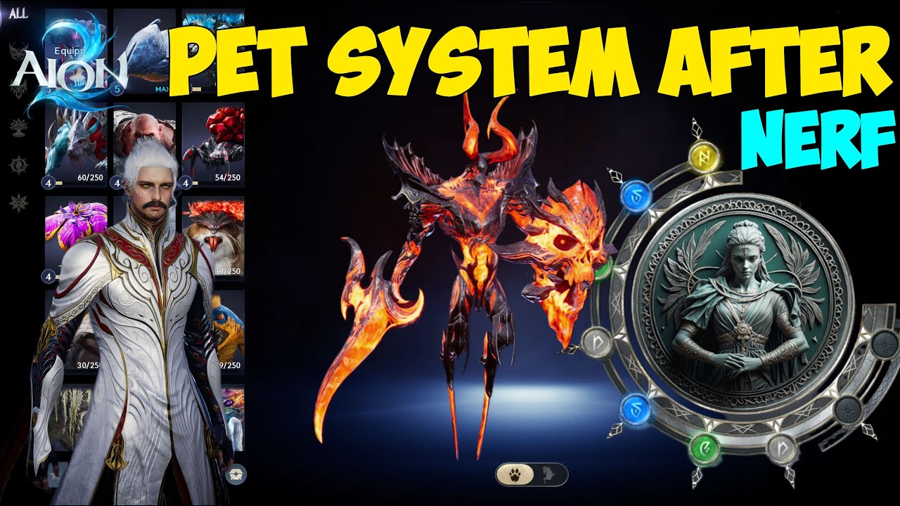 AION 2 Pet System and Stats After Nerfing Update