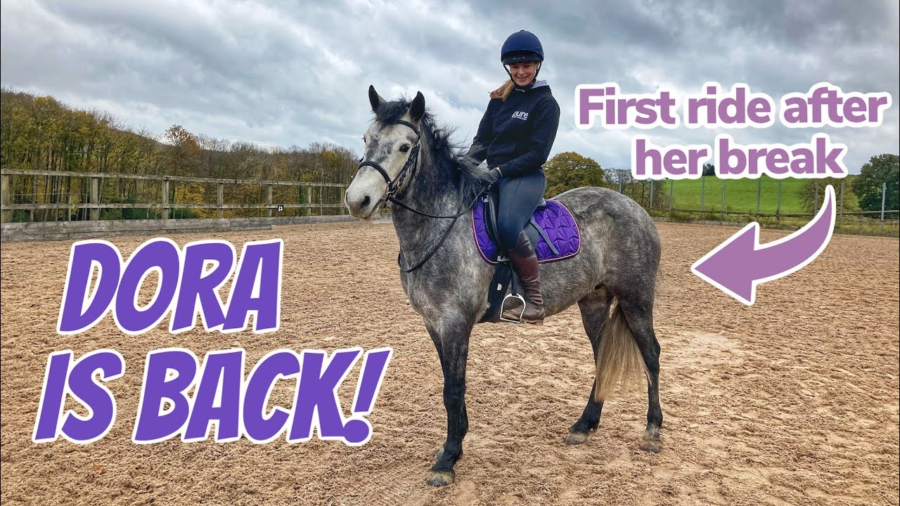 GETTING BACK ON MY 4 YEAR OLD PONY ~ Dora is back on the channel