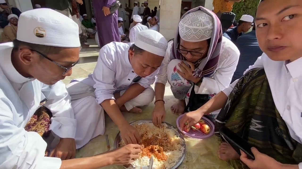 lebaran di kota Tarim, Yaman