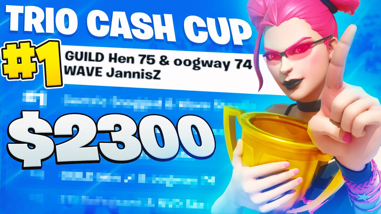 1ST PLACE Trio Cash Cup AGAIN 😈🏆 ($2300) w/ Chapix & Hen