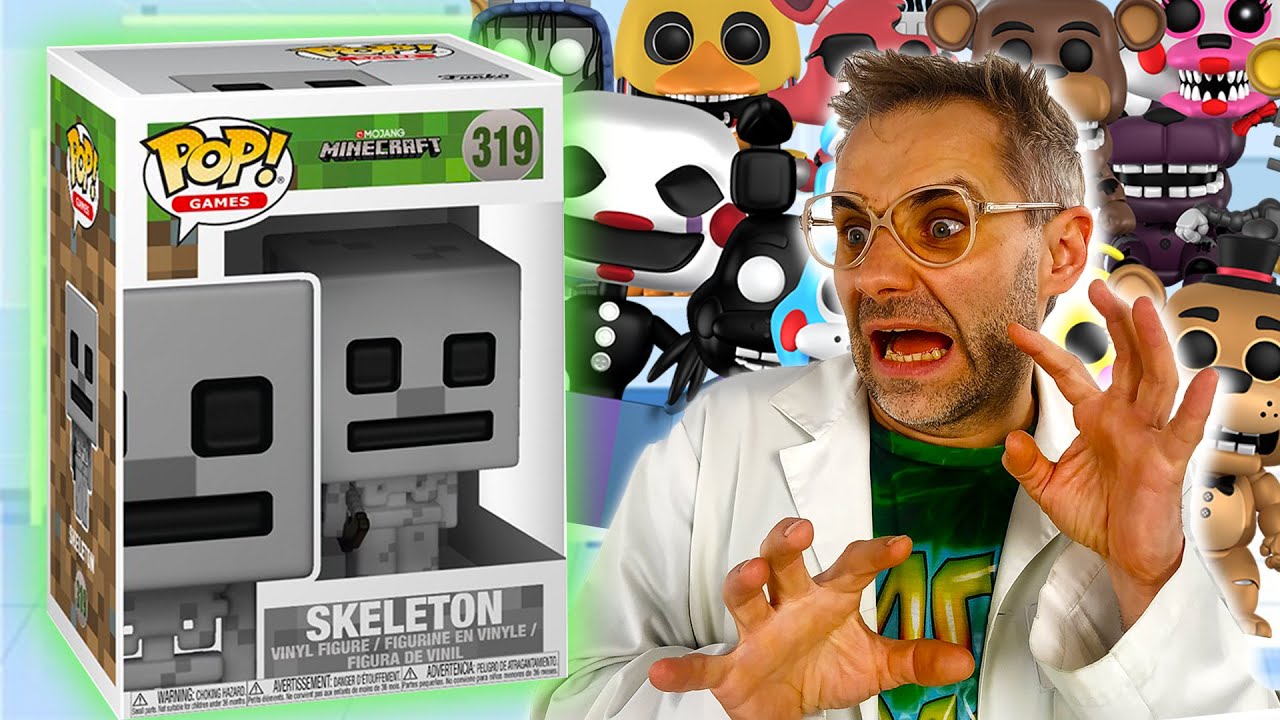 АНИМАТРОНИК СКЕЛЕТ ИЗ MINECRAFT! ДОКТОР ЗЛЮ И АНИМАТРОНИКИ FNAF FUNKO POP - КОЛЛЕКЦИЯ!