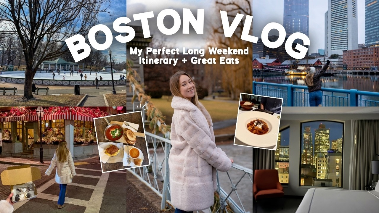 BOSTON VLOG 2026: Perfect Long Weekend Itinerary, Exploring the City, Great Eats, & Harvard