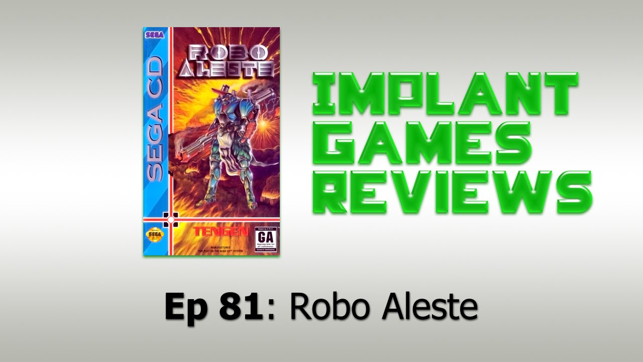 Robo Aleste Review (Sega CD) 60 fps
