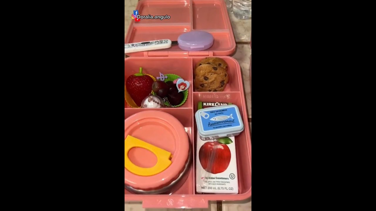 Lonchesito para hoy 🍓🧃🍪 