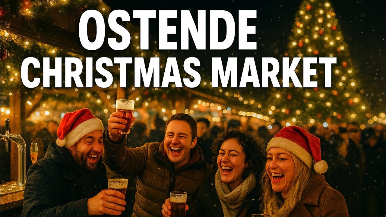 На рождественской ярмарке Winter in Ostende в Бельгии 🇧🇪 продается алкоголь.