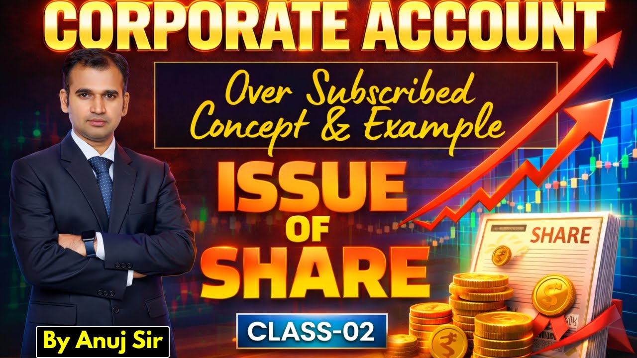 Over Subscription – Corporate Account | B.Com Sem 2 | Full Explanation