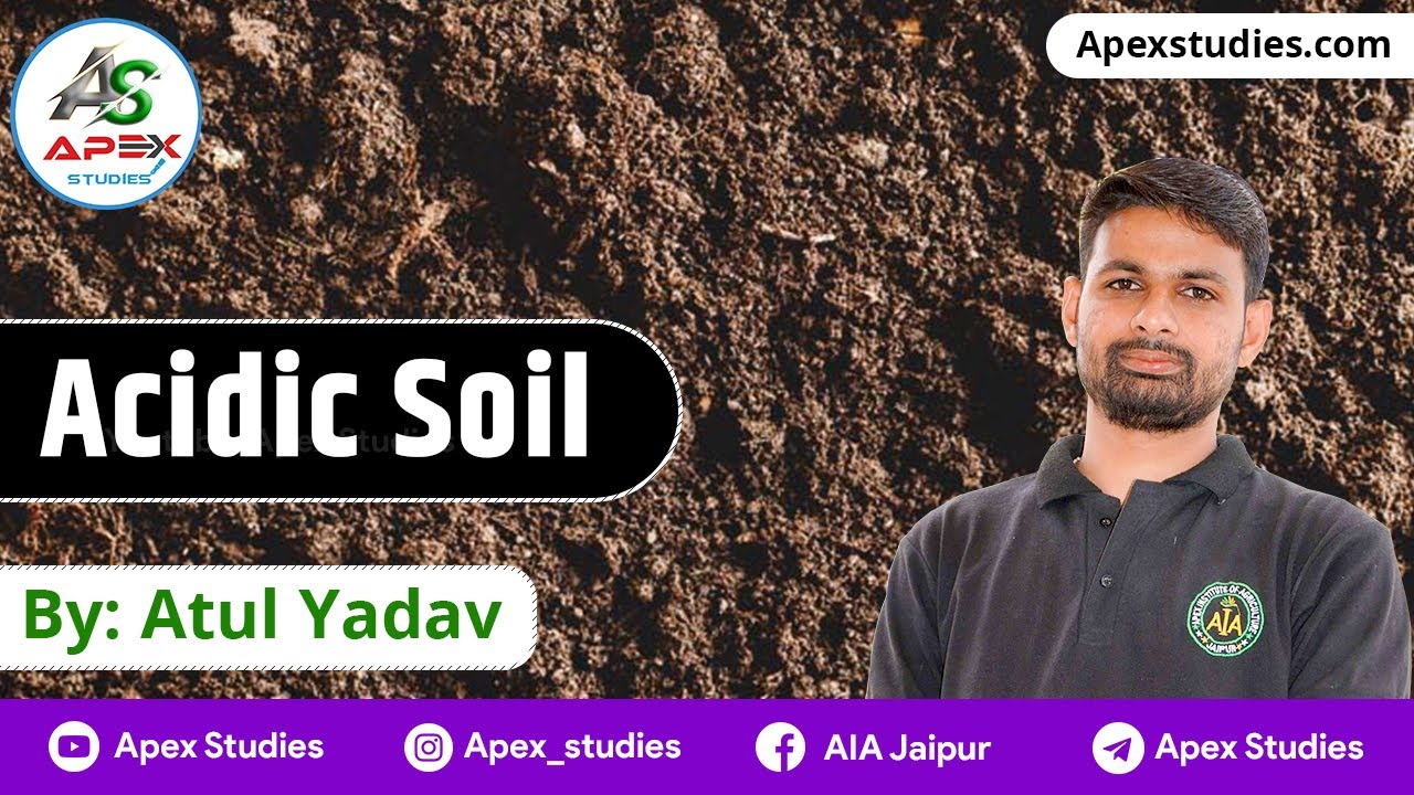 Acidic Soil  || Pre-PG || Apex Studies