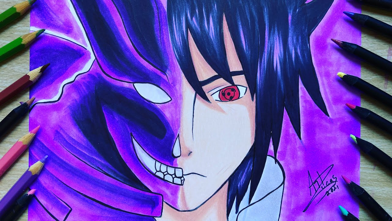 Como Desenhar o Sasuke e o Susanno