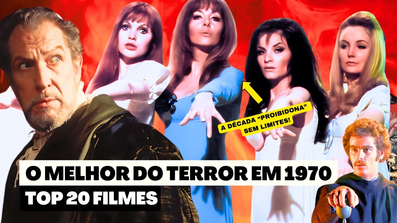 MELHORES FILMES de TERROR de 1970 | GUIA DEFINITIVO ANOS 70
