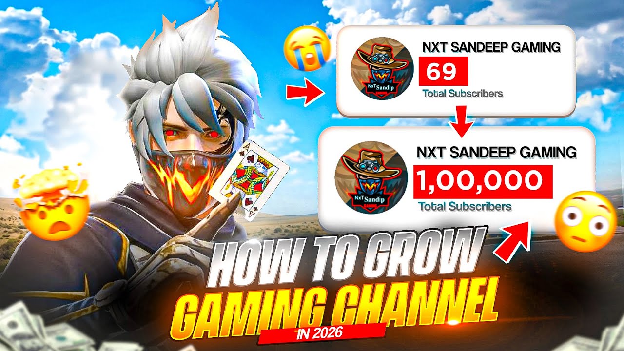 HOW TO GROW GAMING YOUTUBE CHANNEL IN 2026 | COMPLETE GUIDE (HINDI)