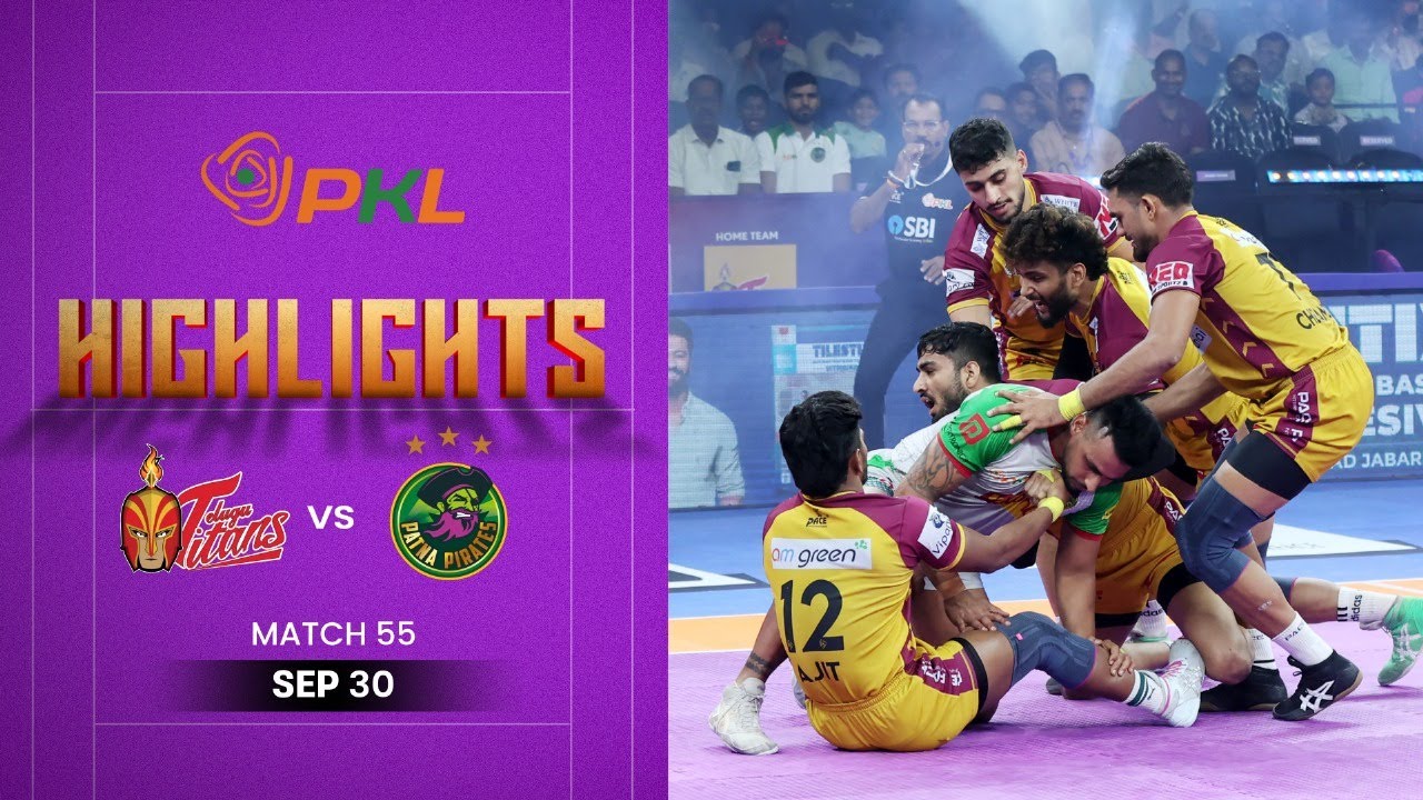 Pro Kabaddi Highlights: #TeluguTitans vs #PatnaPirates | September 30 | PKL Season 12