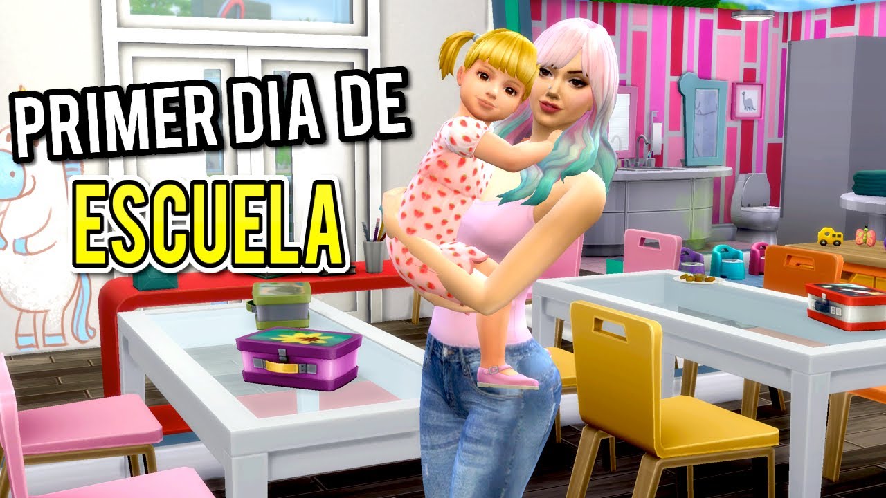 Rutina de Mañana como Mama en SIMS 4 - Primer Dia de Escuela Mi Bebe Goldie