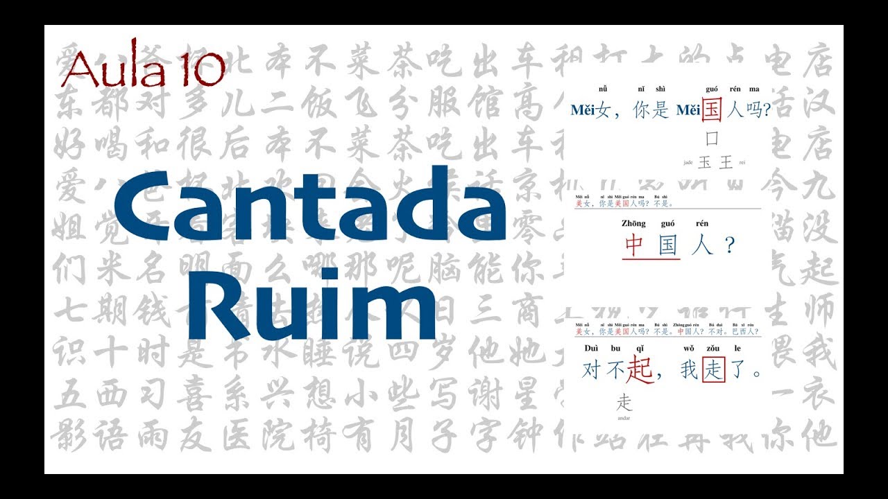 Aula 10 - Nacionalidades | Curso Sintético de Chinês Mandarim