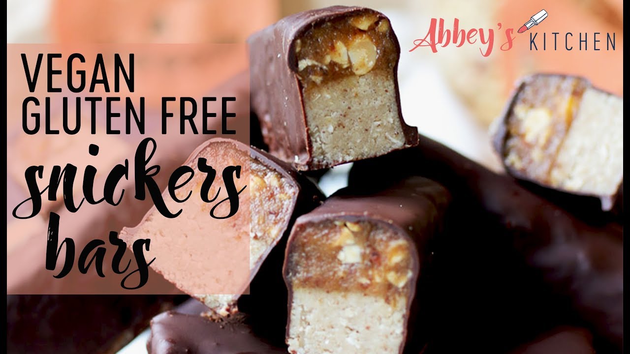 Vegan Gluten Free Snickers Bars | Healthy Halloween Treats