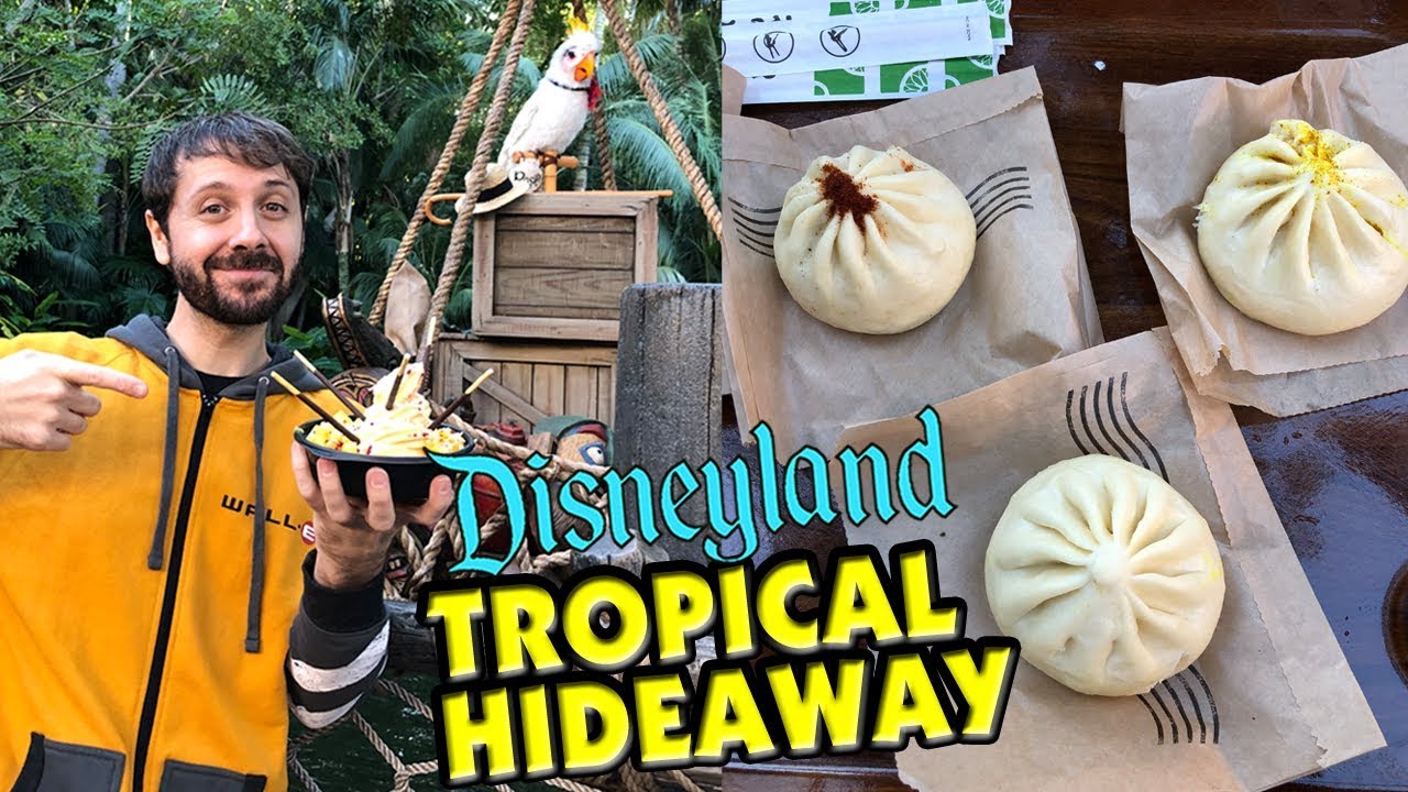 Tropical Hideaway at Disneyland! Let's Eat All The Foods!