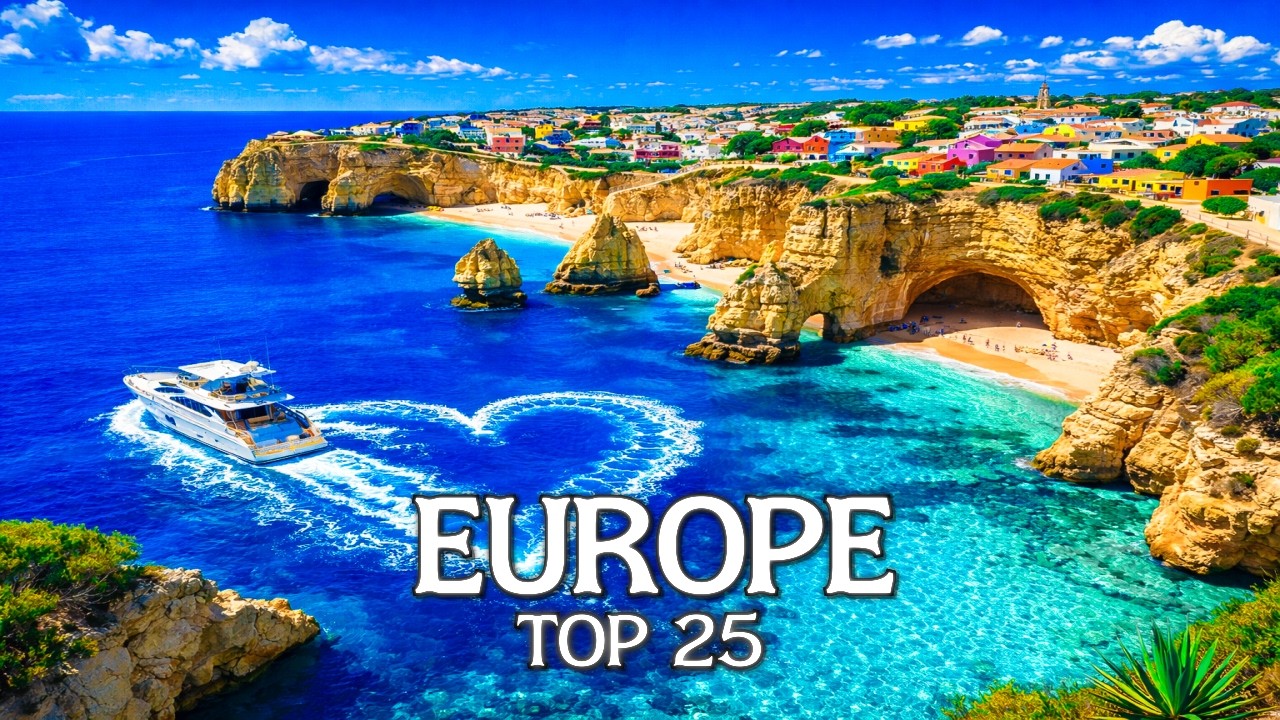 25 Most Beautiful Natural Wonders in Europe in 4K | Relaxing Nature Film with Calming Music