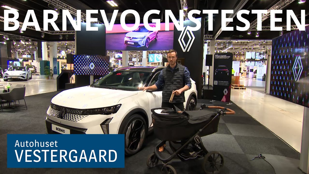 Ny Renault Scenic | Barnevognstest - er der plads i bagagerummet