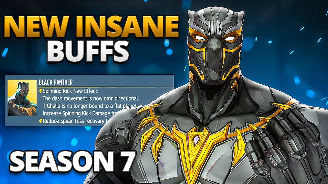 The *NEW* Black Panther Buffs Are INSANE | Marvel Rivals Season 7
