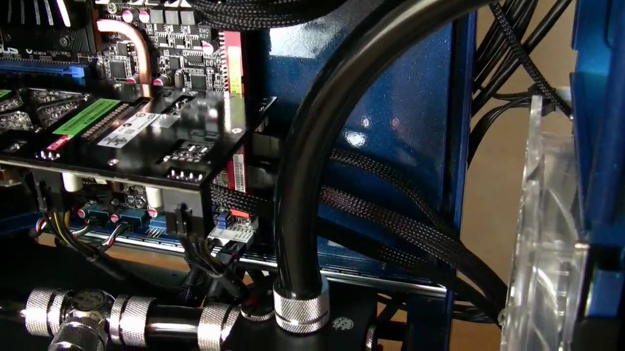 Cooler Master ATCS 840 - Water cooling mods and cable management