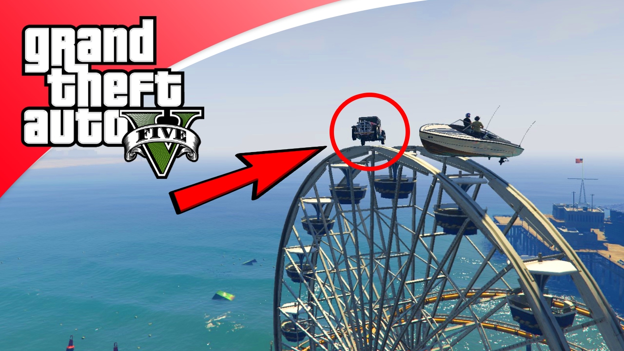 GTA V Freeroam - HUT BOUWEN OP HET REUZENRAD! (GTA 5 Online)