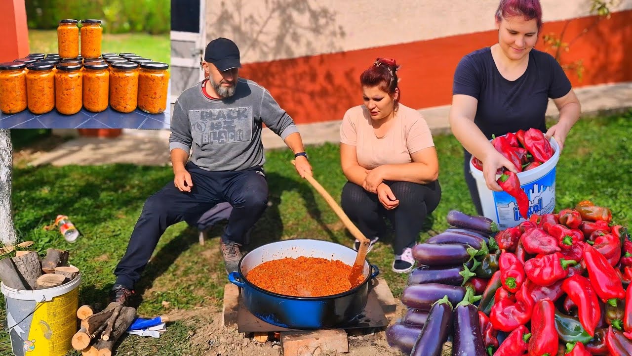 Domaći ajvar po starinskom receptu, nema konkurencije✨️