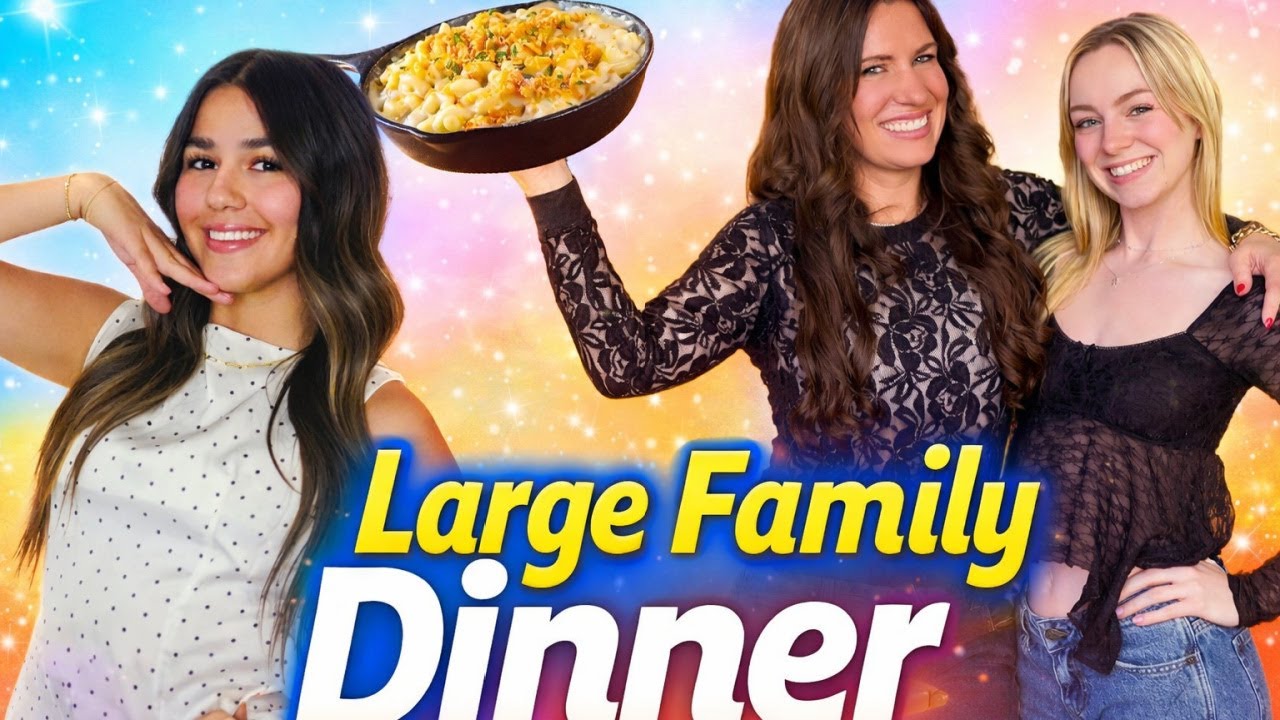 Large Family DINNER | Cleaning & Organizing Everything