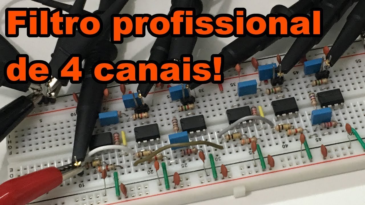 FILTRO PROFISSIONAL DE 4 CANAIS | Conheça Eletrônica! 