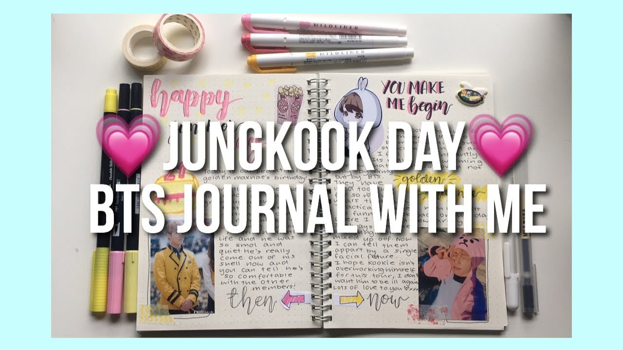Jungkook Day // BTS journal with me