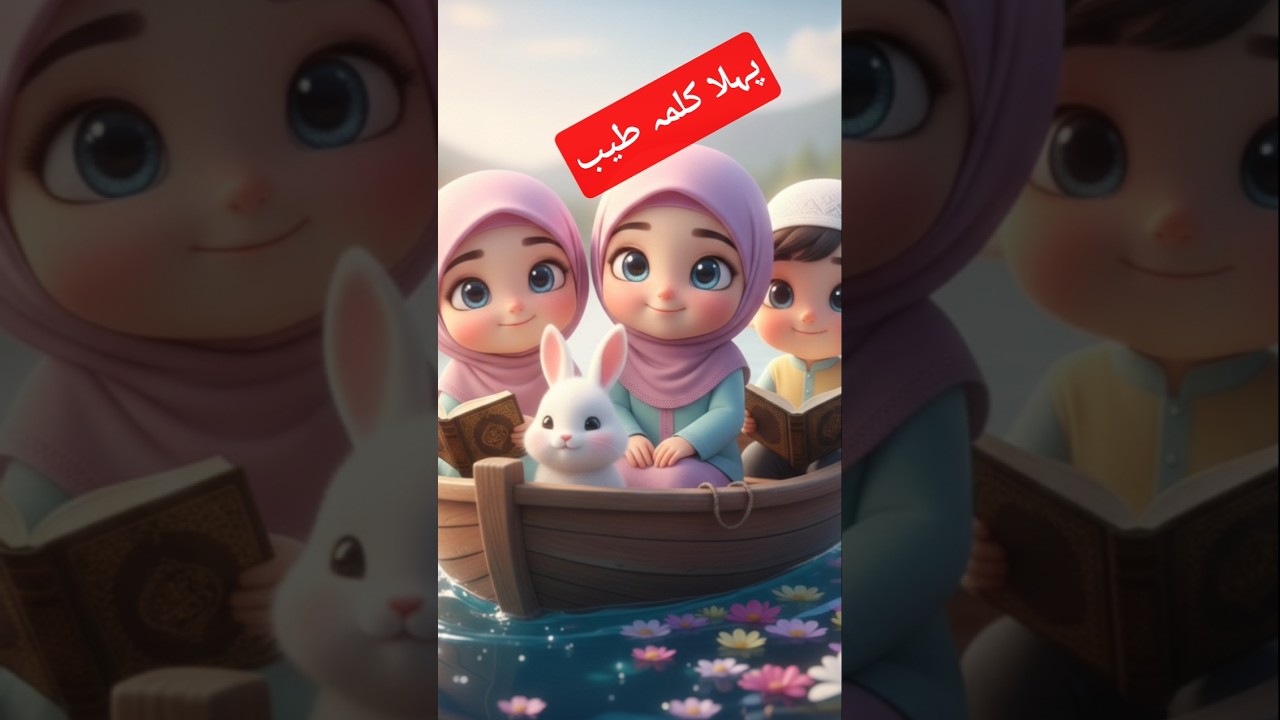 Pehla Kalma Tayyab♥️🤍 | Kids Islamic 