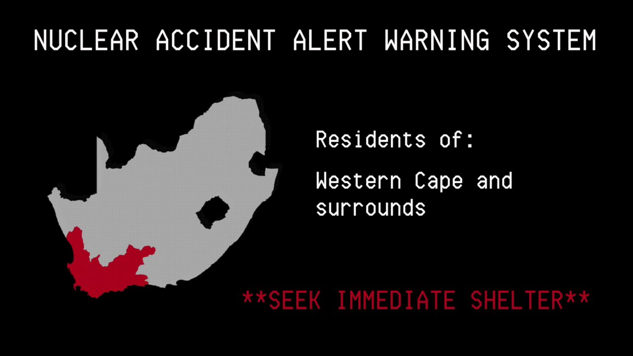 South African EAS Alert FAKE/MOCK