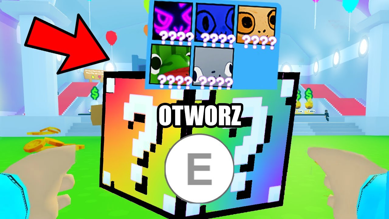 TAJNE LUCKY BLOCKY Z TITANIC PETAMI  w Pet Simulator X! (WSZYSTKIE TITANIC)