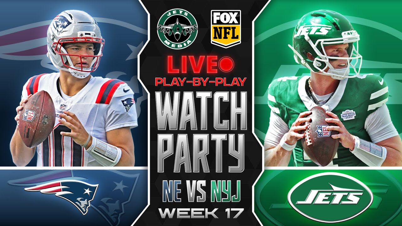 🚨 Jets vs Patriots LIVE Watch Party & Play-By-Play Reaction 🟢