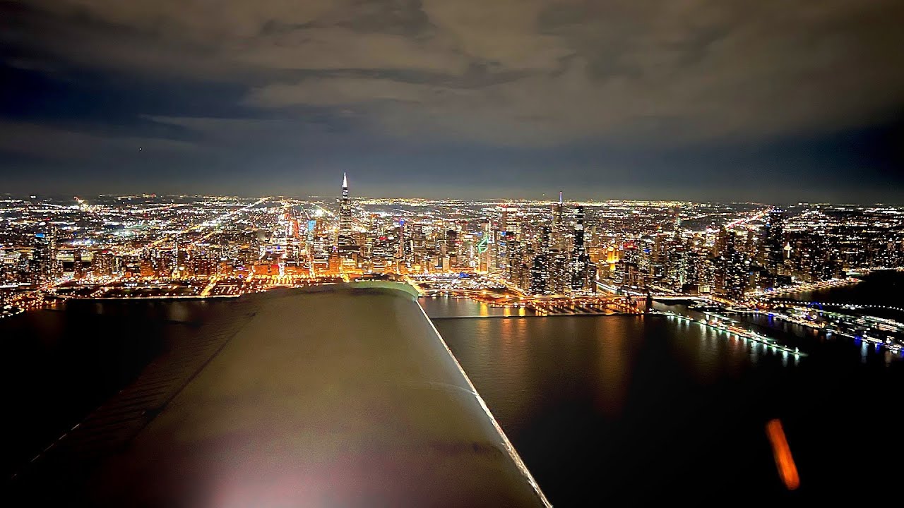 Night flight to Chicago. Flying to the Rockies - Part 1