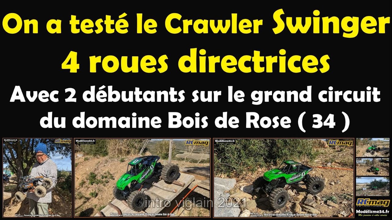 On a testé le Crawler T2M Swinger 4 roues directrices