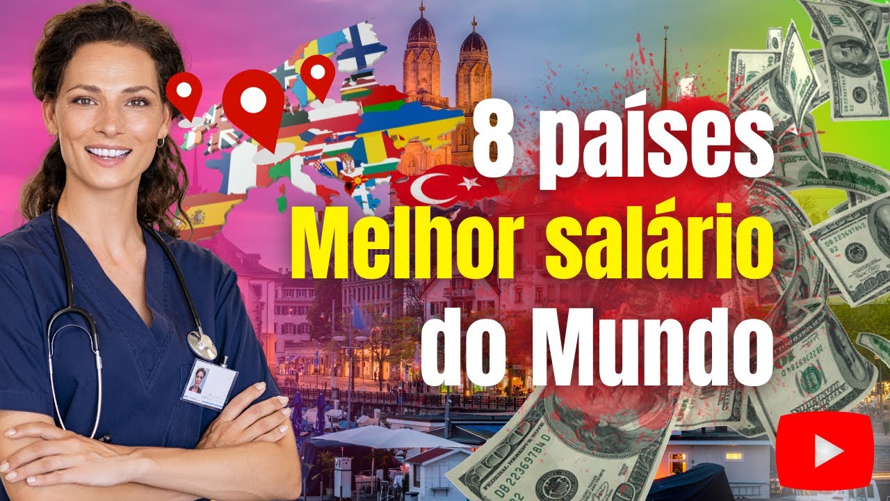 8 países que pagam MAIORES SALÁRIOS DO MUNDO para Enfermeiros