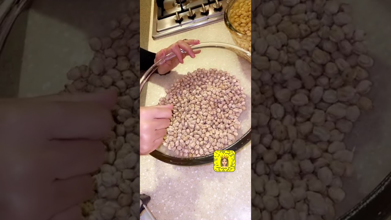 سلق الحمص بدون اي إضافات وتخزين في الفريزر لرمضان  وصفات عائشة الترك