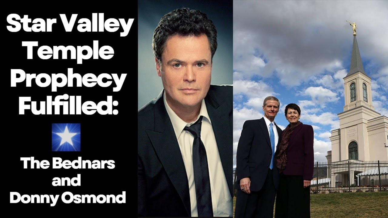 Star Valley Temple Prophecy Fulfilled: Elder Bednar and Donny Osmond