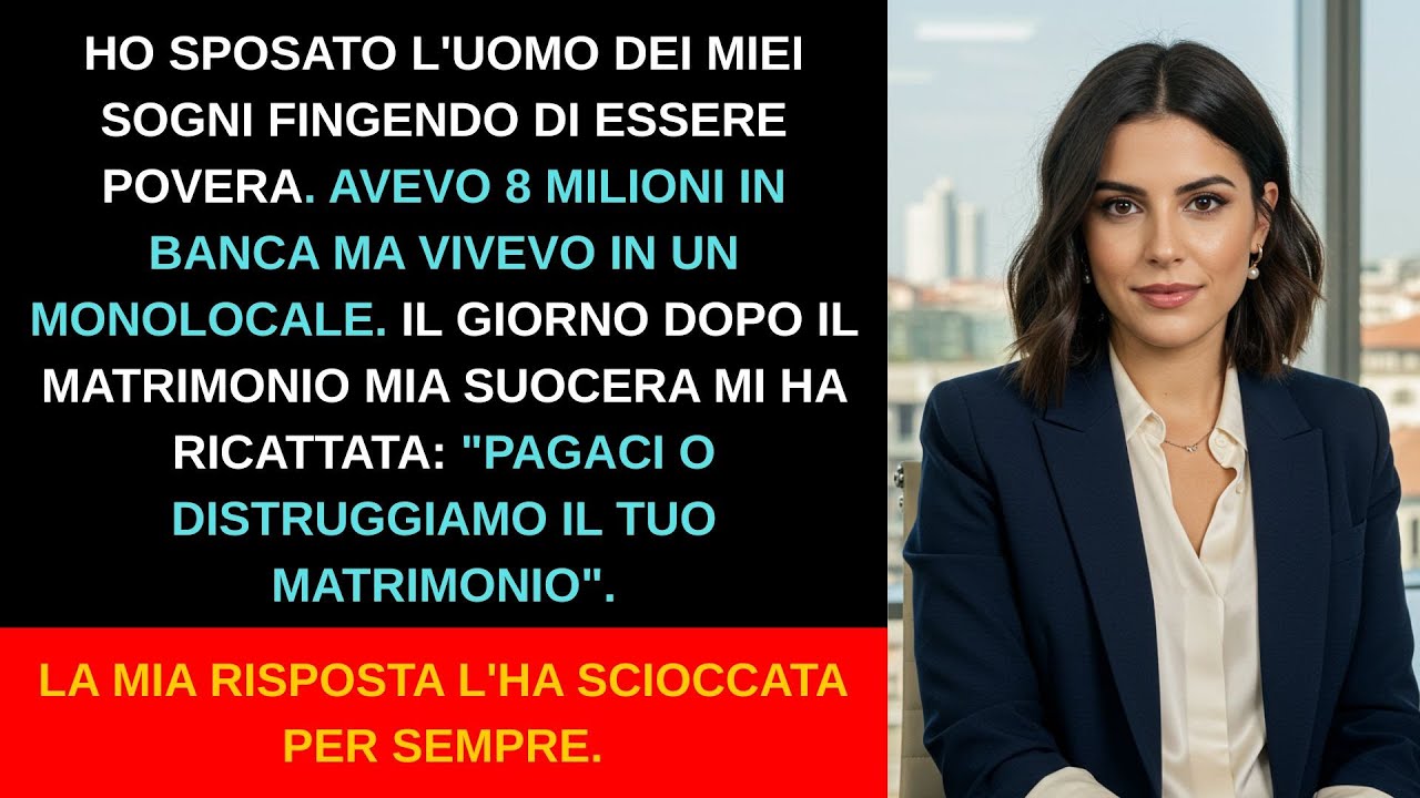 Mi Sono Sposata Senza Dire Nulla Della Mia Fortuna. Il Giorno Dopo, La Suocera Arrivò Col Contratto.