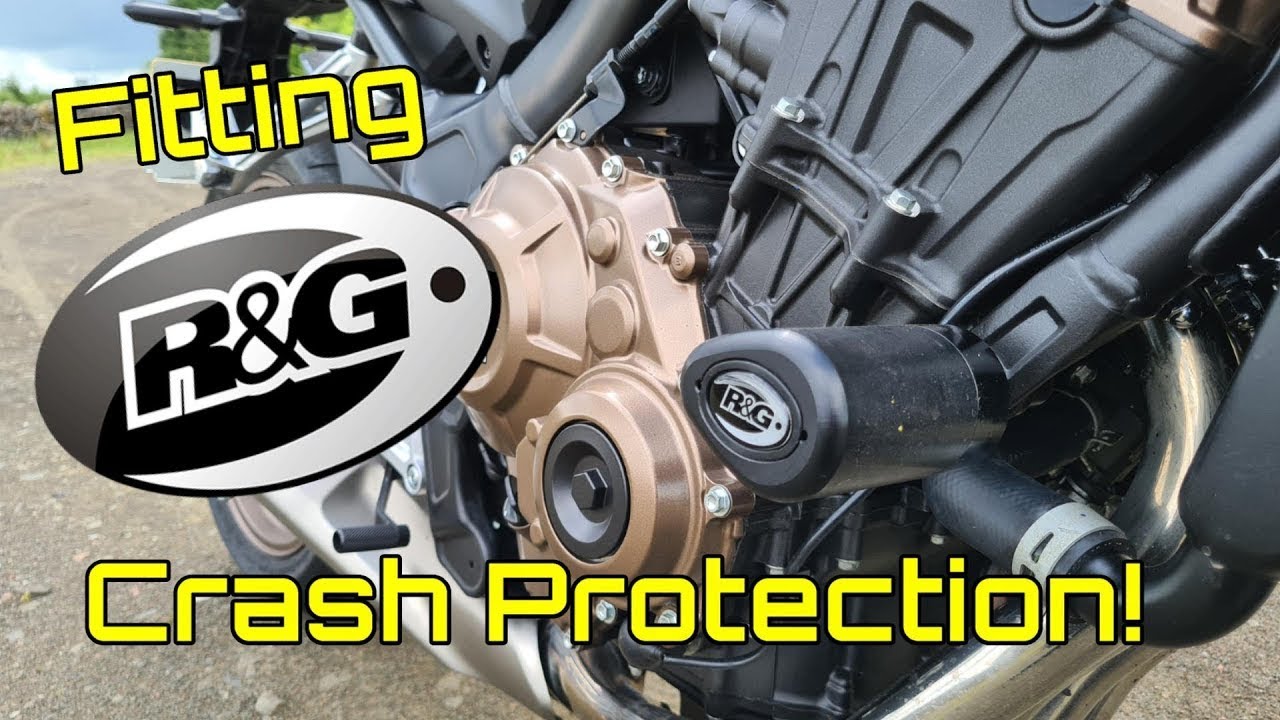 How to install R&G CRASH SLIDERS  - HONDA CB650R CRASH PROTECTION!