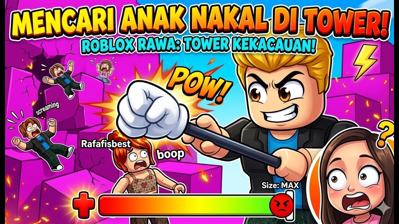 Berburu Di Ruang Tower Yang banyak anak nakal - ROBLOX