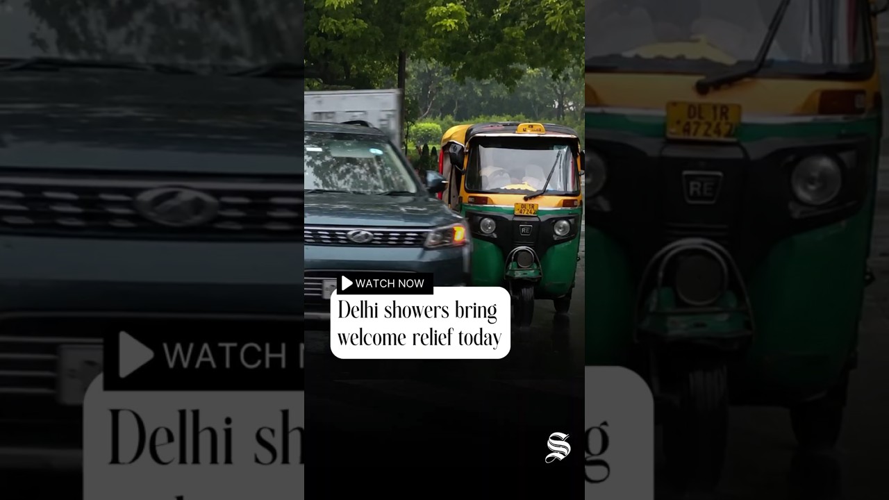 Delhi Rains Today: Heavy Showers Bring Relief from Heat | IMD Issues Yellow Alert for Delhi-NCR