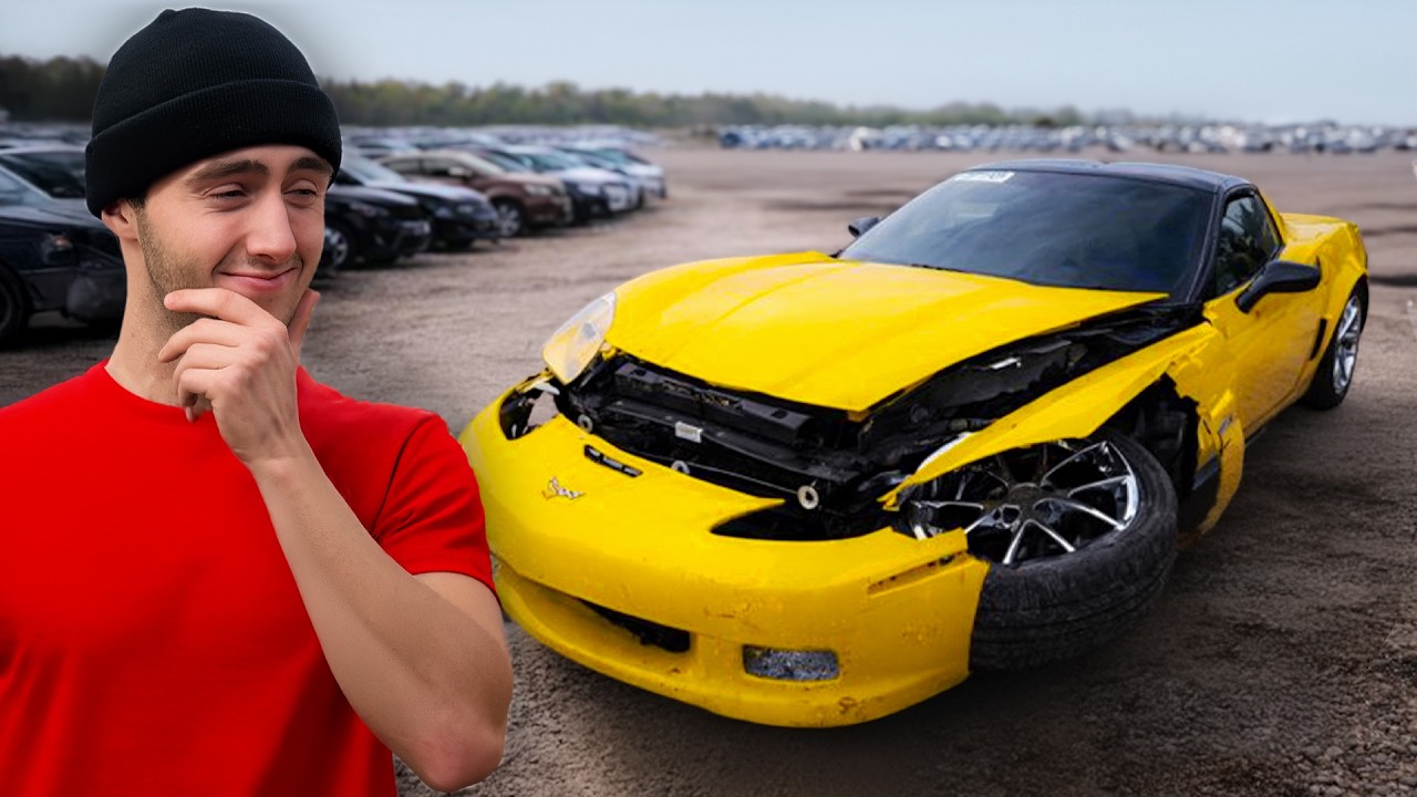 Rebuilding Wrecked Z06 Corvette with Zero Experience