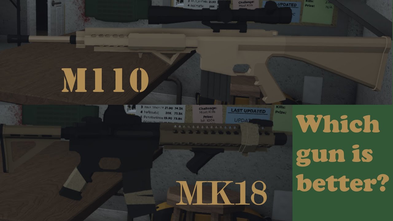 MK18 против M110 — высококлассные винтовки в стиле AR — те, кто остался