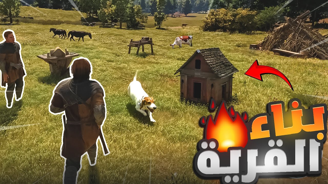 العيش في العصور الوسطى ( اليوم الاول )  بناء المستوطنة واحضار السكان - BellWright #1