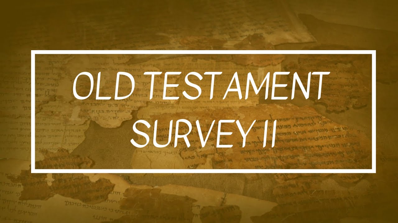 (#7) Old Testament Survey II - Life of David | Fairhaven Baptist College