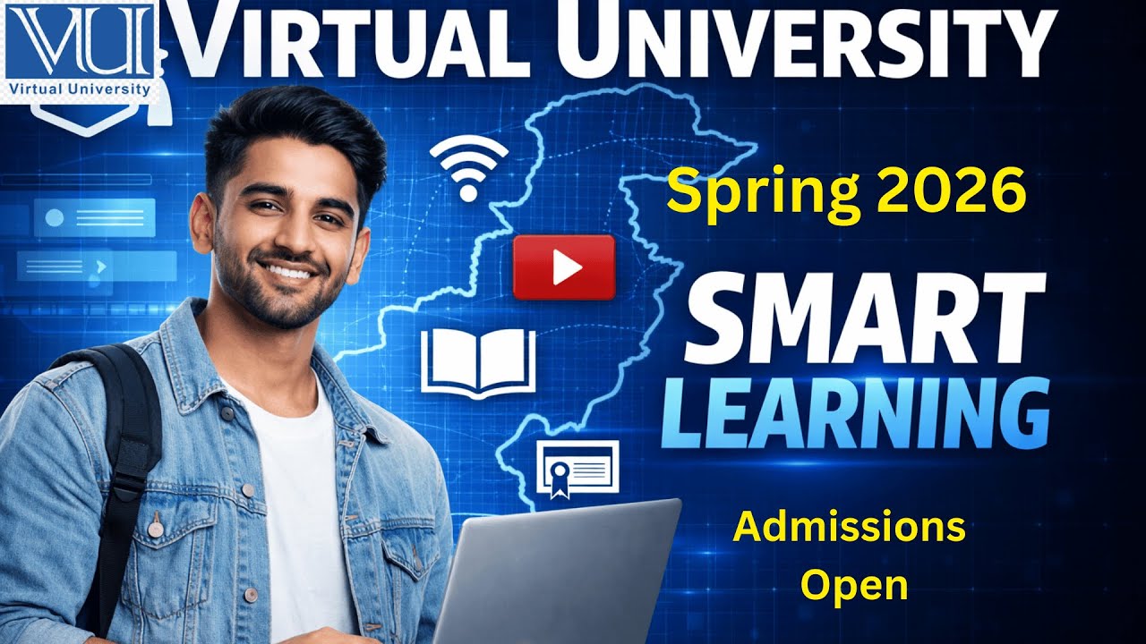 Virtual University of Pakistan Explained | How Virtual University Works | Spring 2026 Admission Open