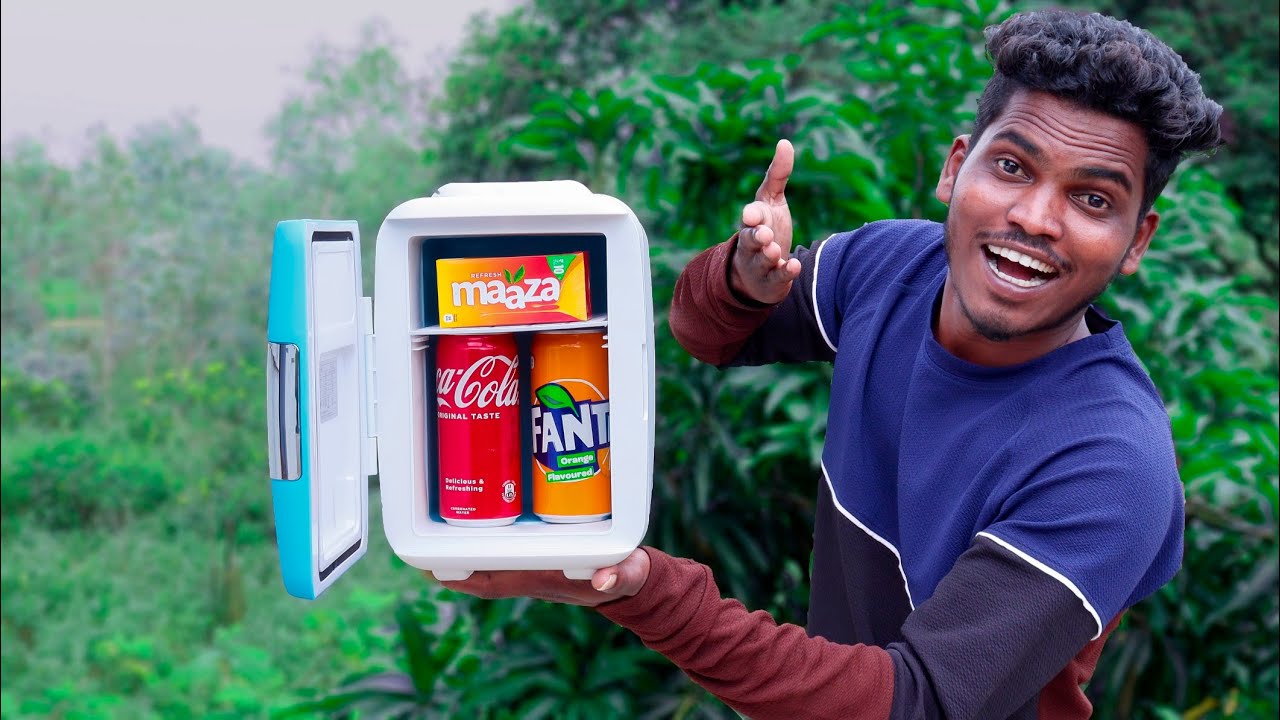 Smallest Mini Fridge Unboxing Testing | OMG Kutty Refrigerator....😄