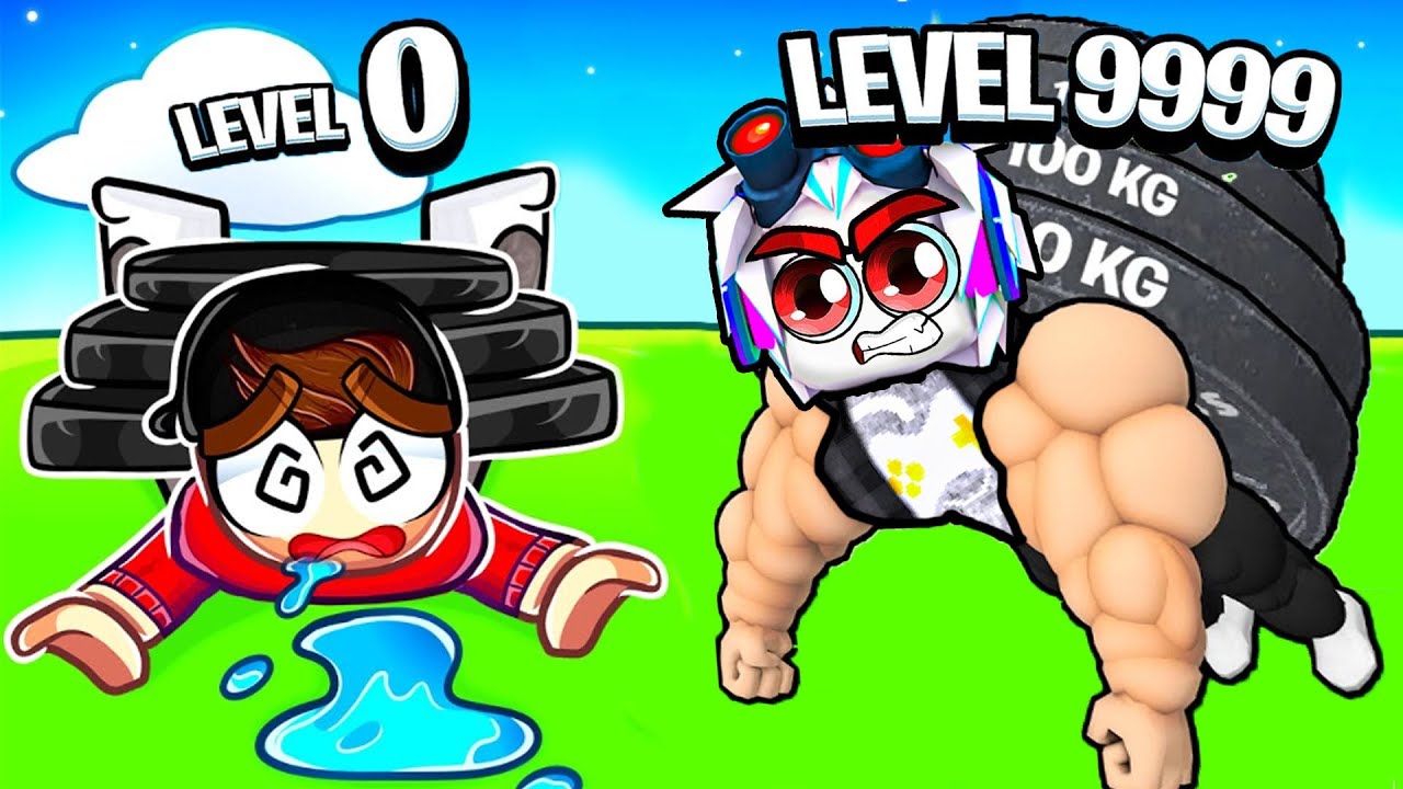 БИТВА КАЧКОВ! САМЫЙ СИЛЬНЫЙ КАЧОК В МИРЕ ЗА 10 МИНУТ! ROBLOX Push Up Training Simulator